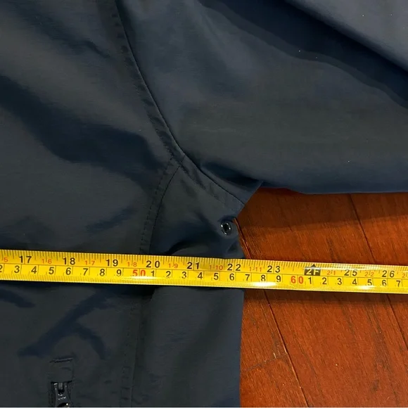 Lands End women’s Rain Jacket wind breaker large navy - Picture 5 of 11